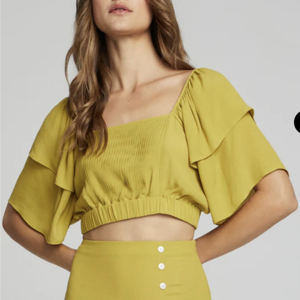 NWOT Chaser Brand Boho Top Kiwi XS